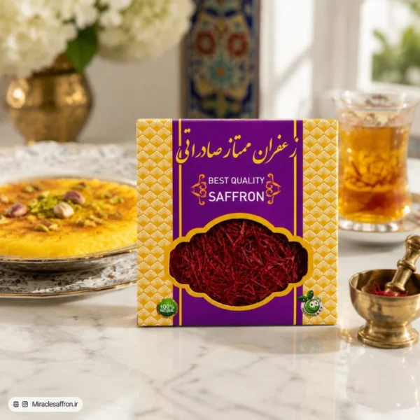 زعفران سرگل یک مثقال پاکتی