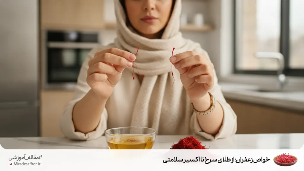 راهنمای خرید و تشخیص زعفران اصل و باکیفیت - خواص زعفران
